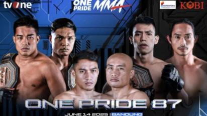 Jadwal Siaran Langsung One Pride MMA 87: Mulai Siang Ini, Ada Perebutan Gelar Juara Ronald Siahaan Vs Alan Lolo