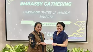 Organisasi Embassies and International Organizations Local Staff (EILS) Indonesia menggelar kegiatan Embassy Gathering pada Jumat (12/6/2025) bertempat di Oakwood Suites La Maison Jakarta, Kebayoran Baru.