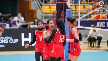 Timnas Voli Putri Indonesia di AVC Nation Cup 2025