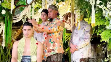 Ahmad Dhani di Momen Siraman Al Ghazali