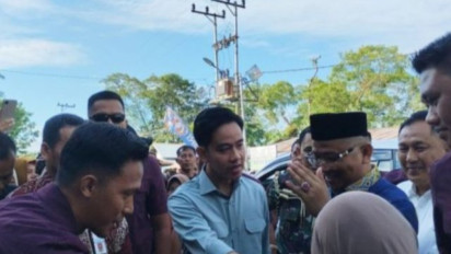 Gibran Tinjau Pencarian KMP Tunu Pratama Jaya yang Tenggelam di Selat Bali