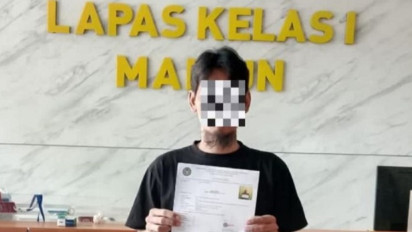 Seorang Napi Kasus Terorisme di Lapas Kelas I Madiun Bebas Murni Hari Ini