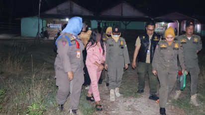 Satpol PP Bongkar Sarang Prostitusi Online di IKN, Ratusan Juta Rupiah Berputar Tiap Malam!