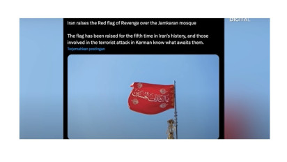 Iran Kibarkan Bendera Merah, Apa Maknanya