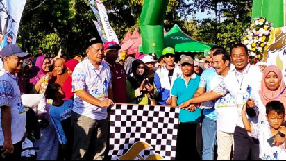 Wujud Dharma Bhakti, Mantan Napiter Bom Bali Gelar Jalan Sehat bersama Ribuan Warga