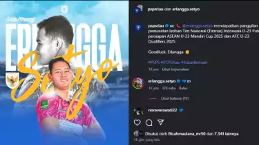 Erlangga Setyo Dipanggil Timnas Indonesia U-23