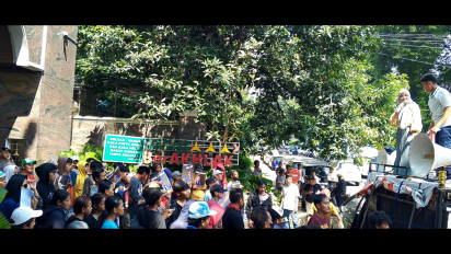 Demo Mahasiswa di Depan Kejagung Tuntut Pengusutan Kasus Korupsi Sempat Memanas