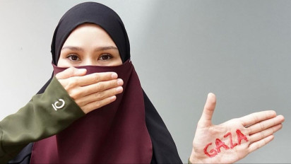 Masyaallah meski Mencekam, Zaskia Mecca dan Artis Lain Indonesia Ikut Aksi "Global March to Gaza" Dukung Palestina: Risiko Tinggi!