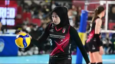 Megawati Hangestri saat masih berseragam Red Sparks