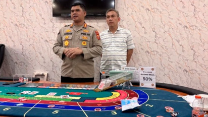 Judi Kasino di Bandung Baru Beroperasi Tiga Hari, Berkedok Tempat Hiburan dan Futsal, Peralatannya Diimpor Langsung dari China