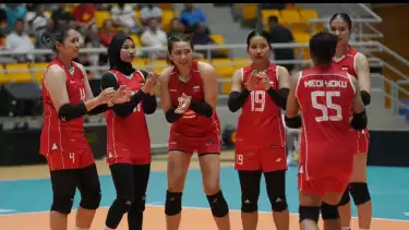 Timnas Voli Putri Indonesia di AVC Nation Cup 2025