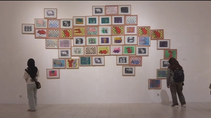 Pameran Seni Rupa Bertema Refleksi Dinamika Sosial Politik, Kerusakan Lingkungan Hingga Korupsi di Gelar Seniman Kelompok Lima