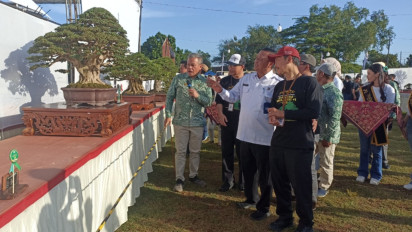 Pameran dan Kontes Bonsai Nasional di Gunungkidul, Perkuat Sektor Ekonomi Kreatif dan Budaya