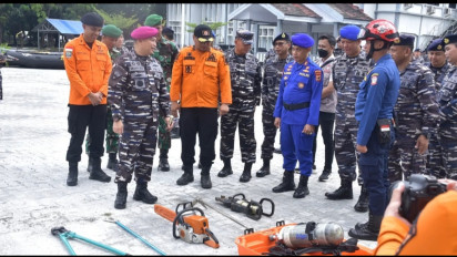 Mitigasi Bencana, Lantamal VI Makassar Gelar Latihan Gabungan Penanggulangan Bencana