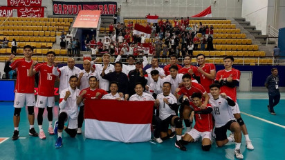 Tanah Airku Bergema di AVC Nation Cup 2025, Garuda Bahrain Jadi Saksi Kemenangan Timnas Voli Indonesia