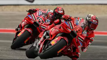 Francesco Bagnaia dan Marc Marquez