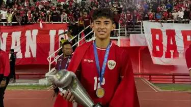 Pemain Timnas Indonesia U-20 Welber Jardim