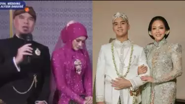Nasihat Ahmad Dhani di acara ngunduh mantu Al Ghazali dan Alyssa Daguise