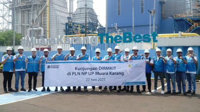 Baru Dilantik, Direktur PLN Ini Langsung Sidak ke PLTU Muara Karang