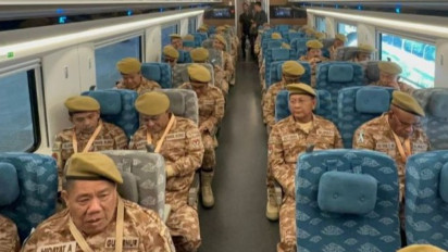 Kepala Daerah Berangkat Retret Nasional Kepala Daerah Pakai Whoosh, Begini Kata Pengelola