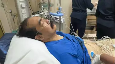 Adam Suseno suami Inul Daratista usai menjalani operasi