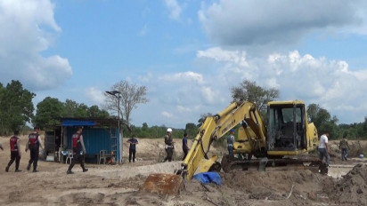 Marak Tambang Pasir Ilegal di Bintan, Polisi dan TNI Segel 3 Lokasi Tambang