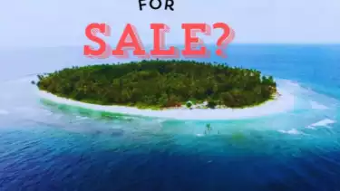 Ilustrasi penjualan pulau di Indonesia.