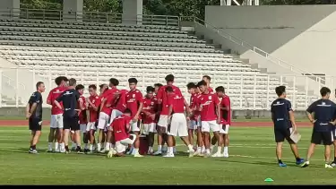 Latihan Timnas Indonesia U-23