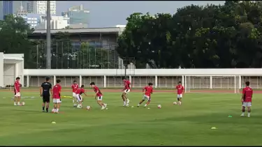 Latihan Timnas Indonesia U-23