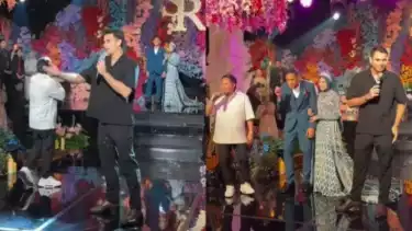 Kiper Timnas Indonesia, Nadeo Argawinata nyanyi dan joget di pernikahan Rizky Ridho dan Sendy Aulia
