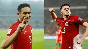 Rizky Ridho dan Justin Hubner