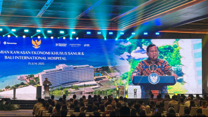Resmikan KEK Sanur, Prabowo Ucapkan Terima Kasih kepada Jokowi: Ini Terobosan di Dunia Kesehatan!