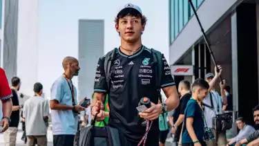 Pembalap tim Mercedes AMG, Kimi Antonelli