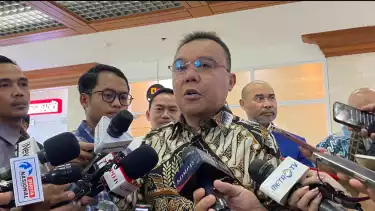 Sufmi Dasco Ahmad di Gedung DPR, Jakarta Pusat, Kamis (26/6/2025).