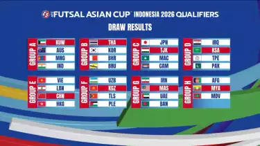 Hasil Drawing Kualifikasi Piala Asia Futsal 2026 Indonesia, Hector Souto Wajib Pantau Calon Lawannya