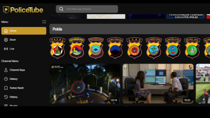 Penampakan Policetube, 'Saingan' YouTube Buatan Polri, Sebarkan Prestasi Polisi