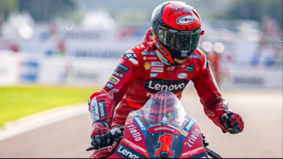 Reaksi Francesco Bagnaia usai Lagi-lagi Diasapi Marc Marquez di MotoGP Belanda 2025, Pecco: Untuk Pertama Kalinya…