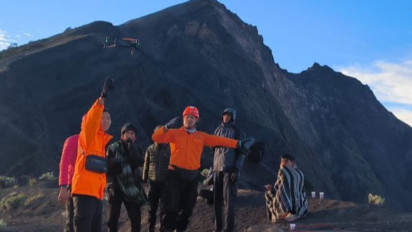 Terjadi Lagi! WNA Jatuh Lagi di Gunung Rinjani, Begini Kondisinya