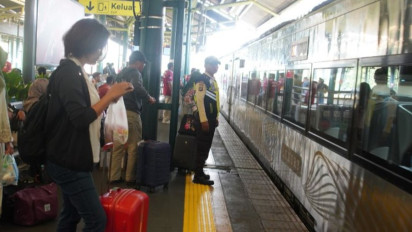 Masa Libur Sekolah, 30.324 Penumpang Kereta Tiba di Stasiun Gambir dan Pasar Senen Hari Ini