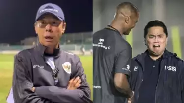 Shin Tae-yong dan Erick Thohir