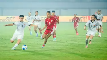 Timnas Putri Indonesia Vs Kirgiztan