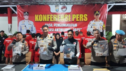 Polres Gowa Tangkap 48 Orang Tersangka Narkoba Pada Operasi Antik Lipu