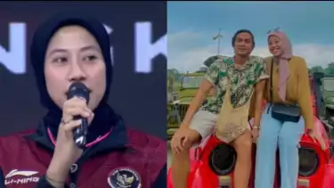 Megawati Hangestri dan kekasihnya Dio Novandra