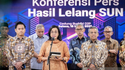 Imbal Hasil Obligasi Pemerintah Kian Turun, Peminat Lelang SUN Tembus Rp121 Triliun