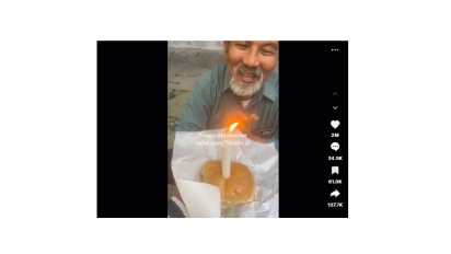 Viral Momen Haru Ayah Rayakan Ulang Tahun Anak Usai Terima Bantuan Subsidi Upah