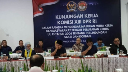 Komisi XIII DPR Uji Publik RUU Perlindungan Saksi Korban di Babel