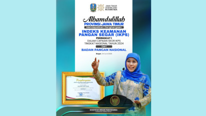 Jatim Raih Peringkat Pertama Nasional Indeks Keamanan Pangan Segar