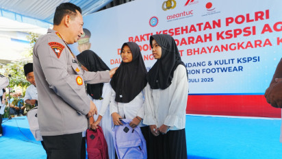 Hadiri Bakti Kesehatan-Donor Darah KSPSI, Kapolri Janji 1.500 Butuh Bakal Dipekerjakan Kembali