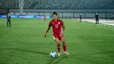 Pemain Timnas Putri Indonesia Zahra Muzdalifah