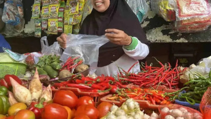 Harga Pangan Hari Ini: Beras Medium Turun jJadi Rp13.709/Kg, Cabai Rawit Rp44.911/Kg